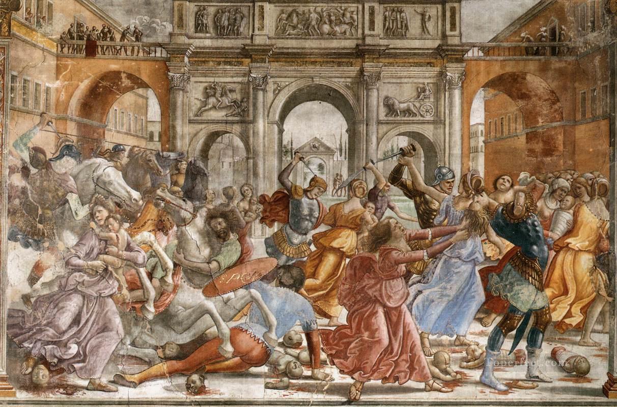 無実の虐殺 ルネサンス フィレンツェ ドメニコ・ギルランダイオ油絵